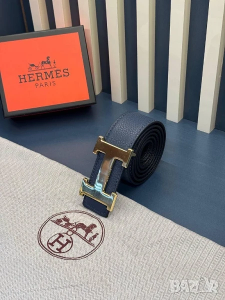 колани от естествена кожа в кутия hermes christian dior , снимка 1