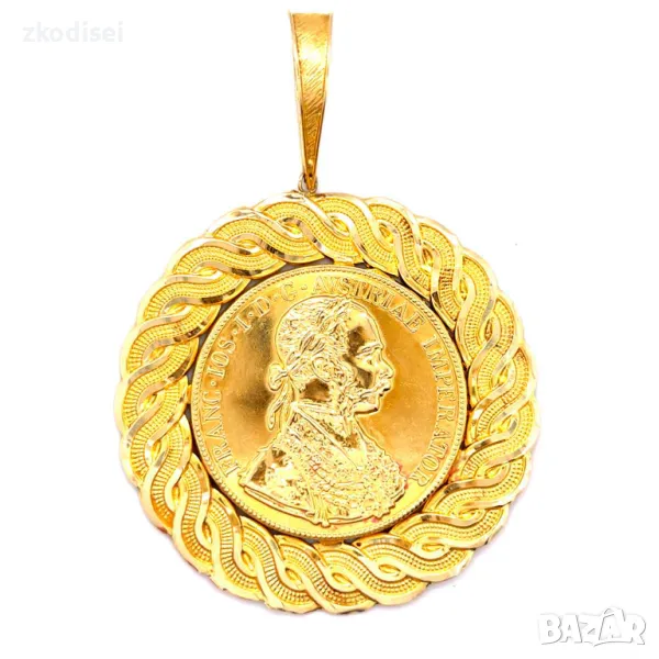 Златен медальон 10,54гр. 14кр. проба:585 модел:31038-1, снимка 1