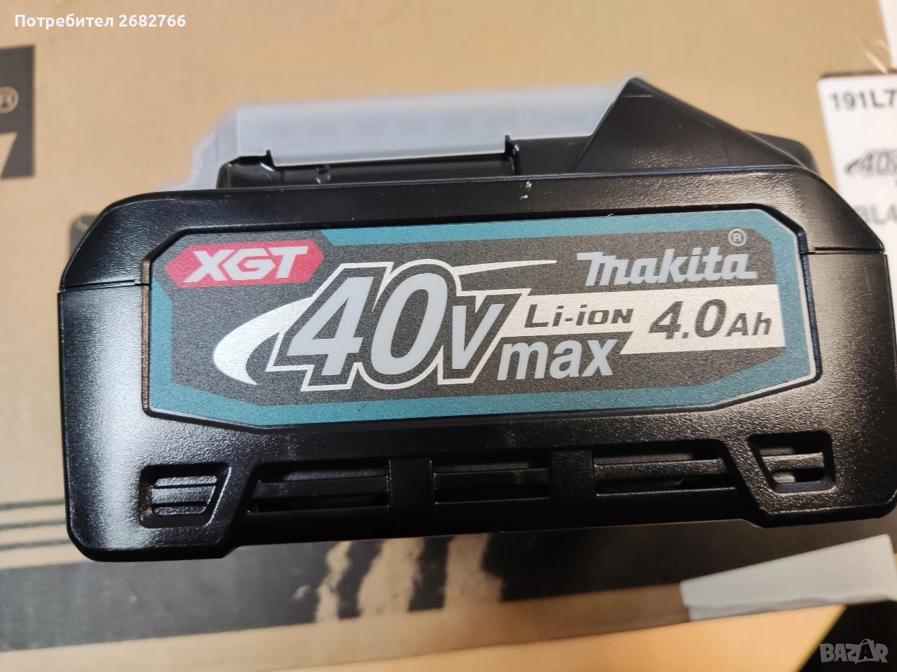 батерия makita 40v bl4040, снимка 1