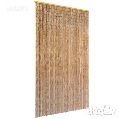 vidaXL Завеса за врата против насекоми, бамбук, 120x220 cм（SKU:43724）, снимка 1