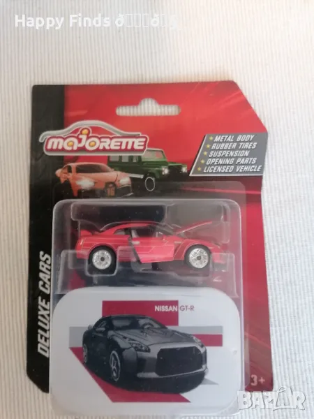 💕🧸Nissan GT-R   Majorette Deluxe cars, снимка 1