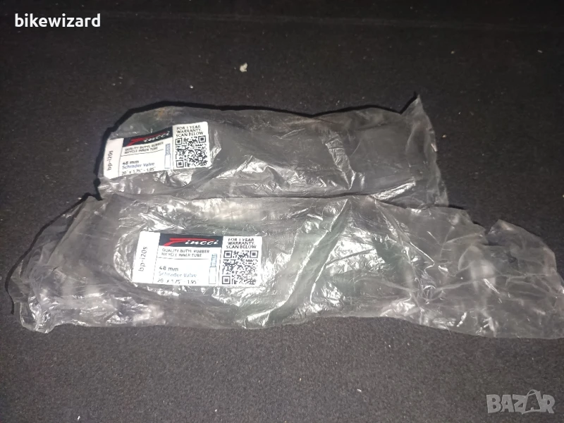 Fincii комплект вътрешни гуми 20х1.75-1.95 48 ММ . , снимка 1
