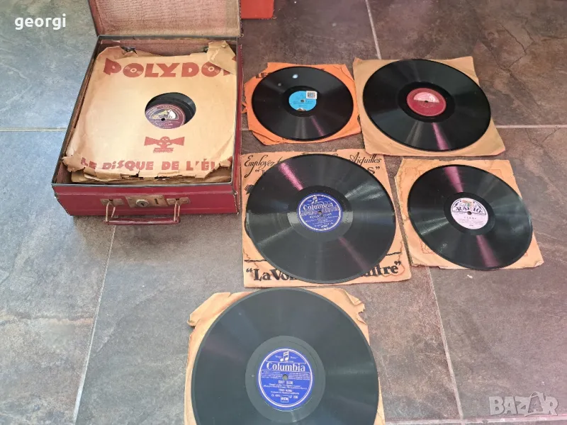 колекция стари грамофонни плочи шеллак на 78 оборота   25/1, снимка 1