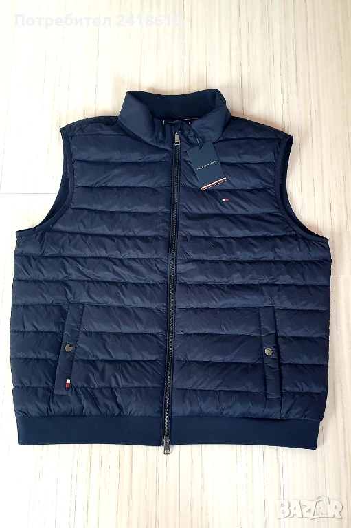 Tommy Hilfiger Vest  Water Repellent Down Mens Size 2XL НОВО! ОРИГИНАЛЕН МЪЖКИ Елек!, снимка 1