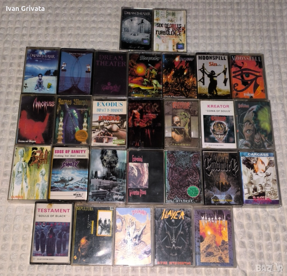 Аудио касети с метъл музика , снимка 1