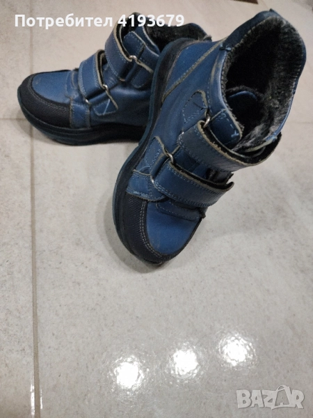 Детски ботушки естествена кожа Ponki 27 номер , снимка 1