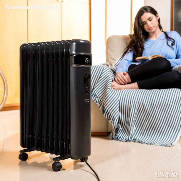 Маслен радиатор Taurus Agadir Malbork 1500W/2500W– мощно отопление с ECO режим, програмируем таймер , снимка 1
