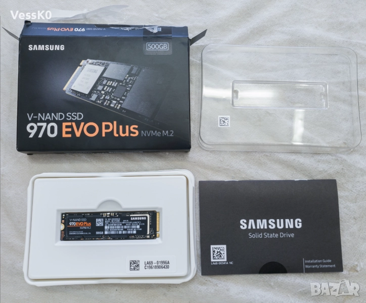 Samsung 970 EVO Plus 500GB M.2 PCIe (MZ-V7S500BW), снимка 1