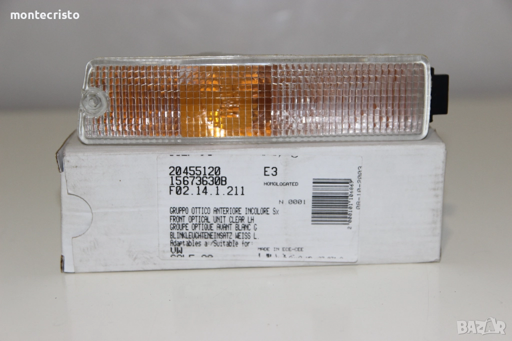 ✔️НОВ ляв бял мигач VW Golf II (1989-1991г.) 191953155C Golf 2, снимка 1