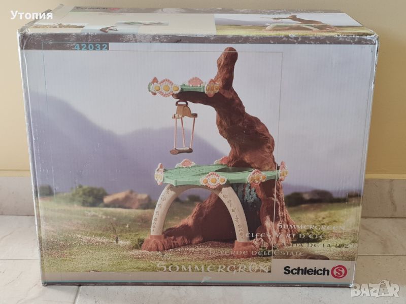 Голям игрален комплект Градина на Елфи Schleich в комплект с кутия, снимка 1