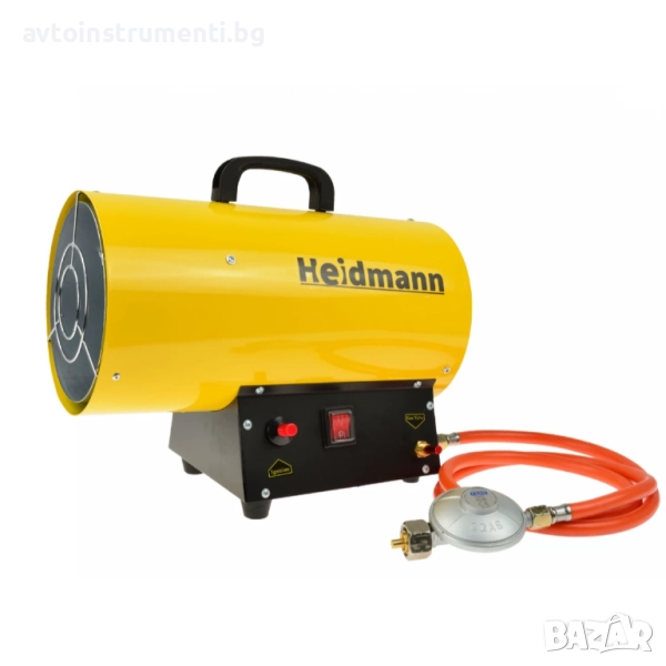 Газов нагревател / печка / калорифер 20kW Heidmann by GEKO 25700H, снимка 1