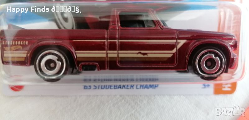 💕🧸 Hot Wheels  `63 Studebaker Champ HW Hot Trucks, снимка 1