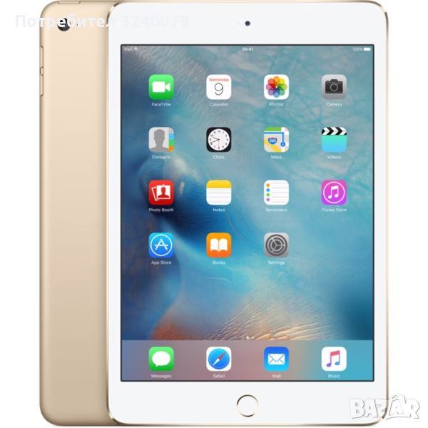 Apple ipad mini 4, wi-fi Cellular ,Gold, 64gb, снимка 1