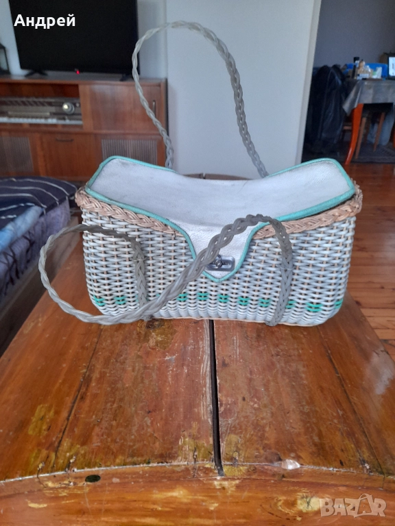Стара плетена чанта #10, снимка 1