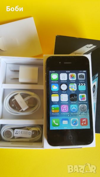 iPhone 4 (8gb) Black IOS 9.3.5, снимка 1