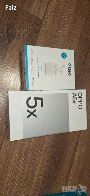 Най-добра цена!!! Телефон OPPO A5x + слушалки 2 години гаранция, снимка 1
