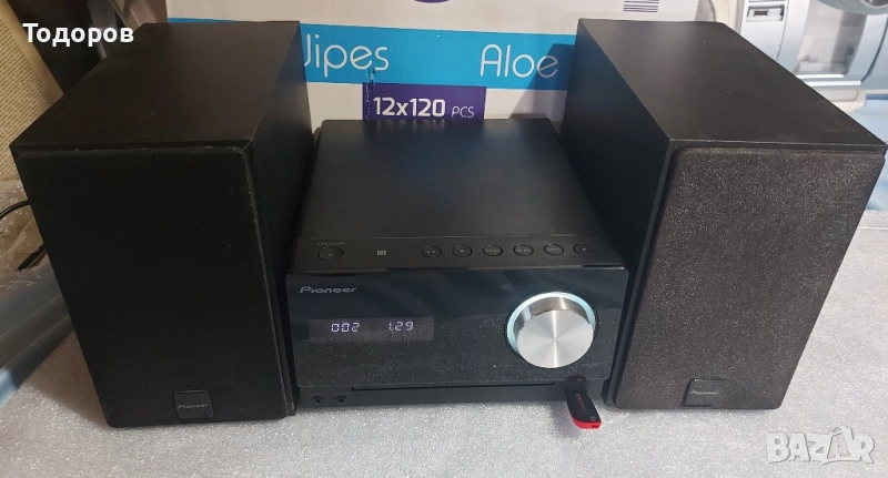 Pioneer X-CM35-K MP3/USB/Bluetooth микросистема , снимка 1