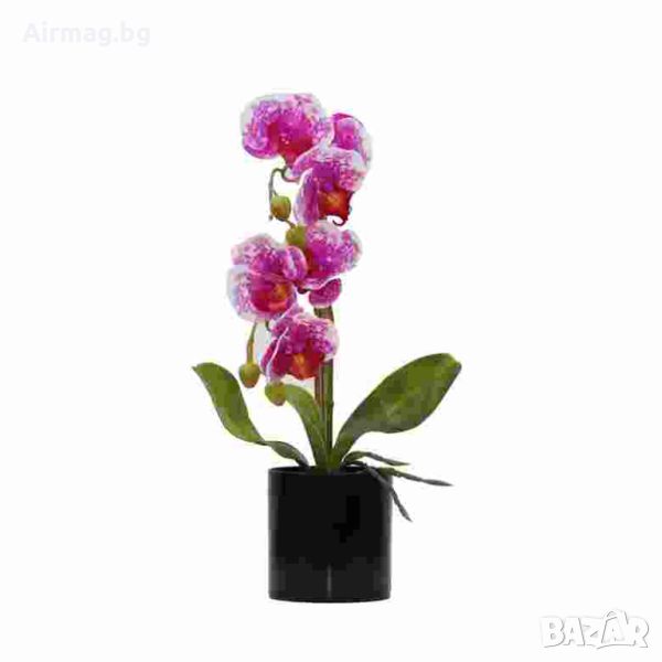 Изкуствена орхидея в саксия 40см KD3256, снимка 1