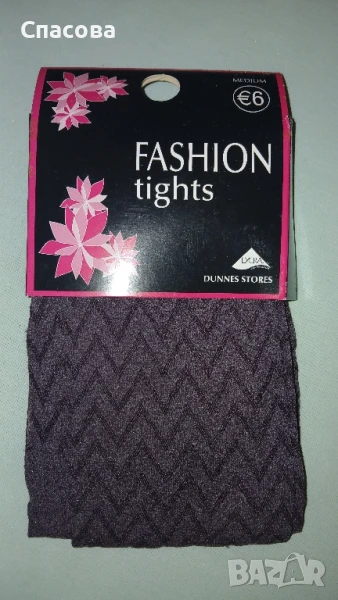 Нови Дамски фигурални плътни чорапогащи , снимка 1