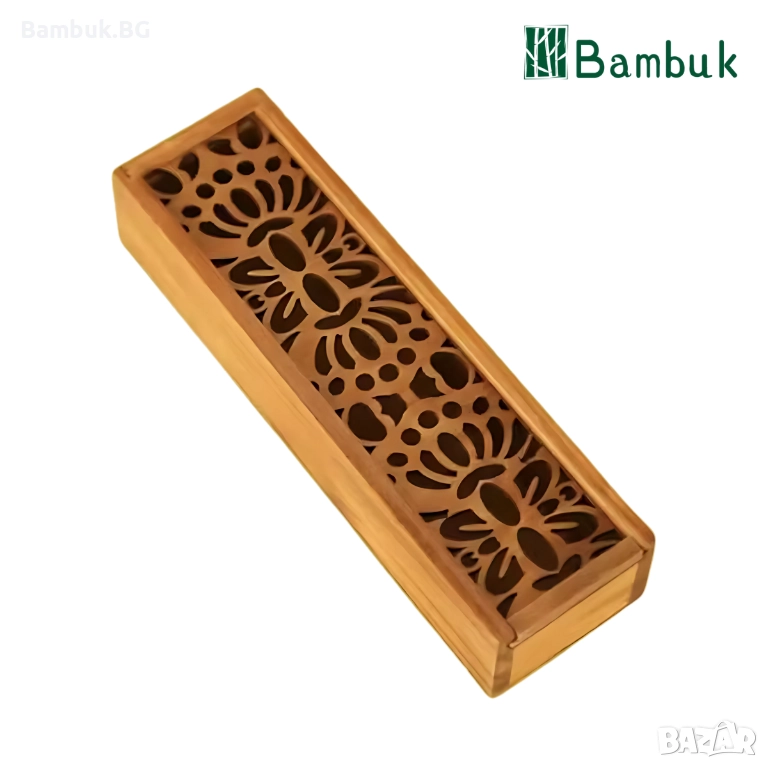 Несесер от дърво “Азия цветя”, снимка 1