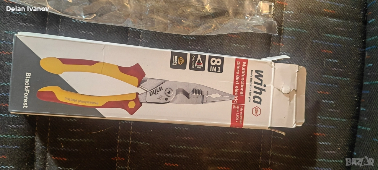 комбинирани многофункционални клещи wiha , снимка 1
