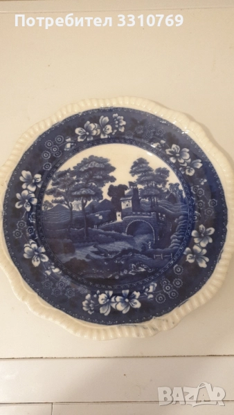 Красива английска порцеланова чиния/плато. , снимка 1