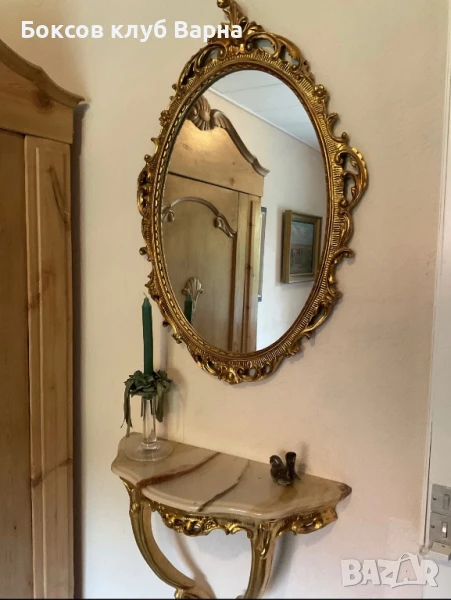 Продавам 3 комплекта  антични конзоли с огледала , снимка 1