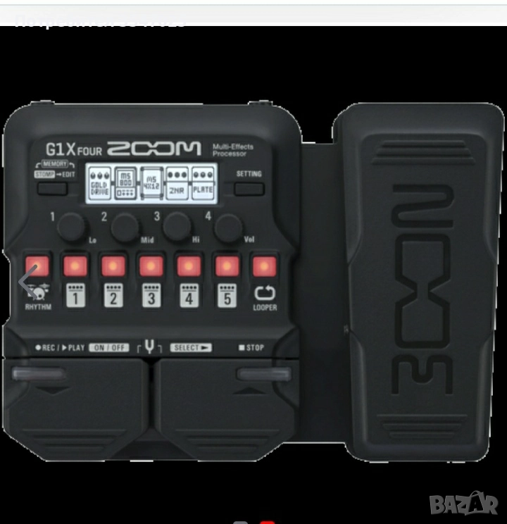 Процесор Zoom G1X Four , снимка 1