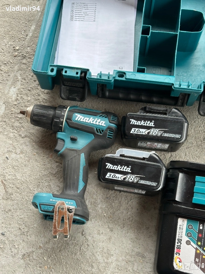 Makita DDF485 Безчетков винтоверт, снимка 1