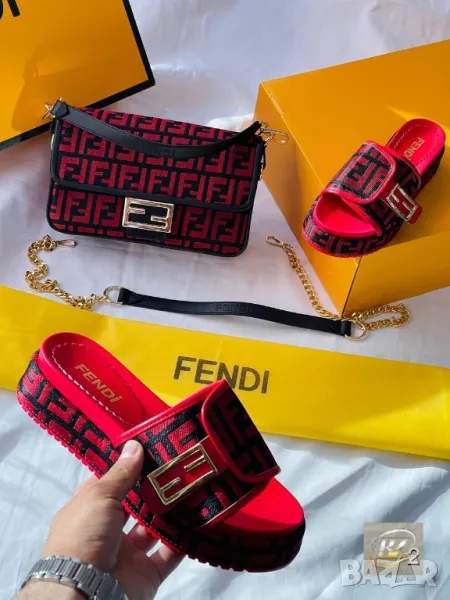 чехли и чанта fendi , снимка 1