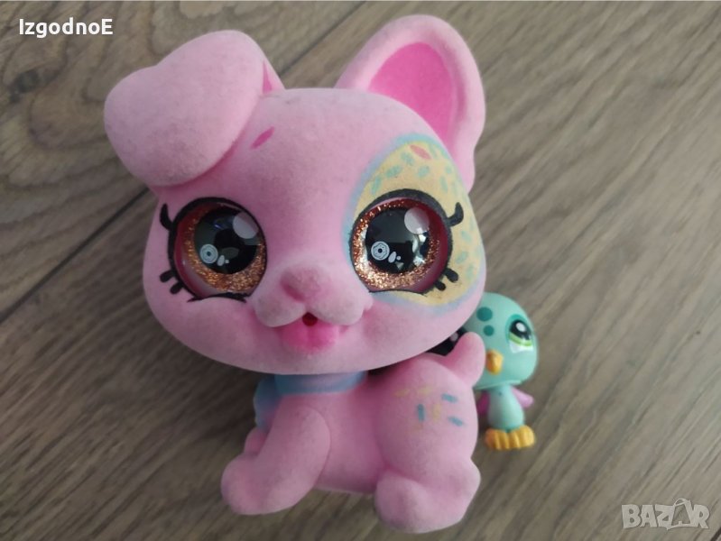 Kindi Kids Show N Tell Pets Pink PUPKIN the Puppy 4.5" Pet Bobble head Kitty, снимка 1