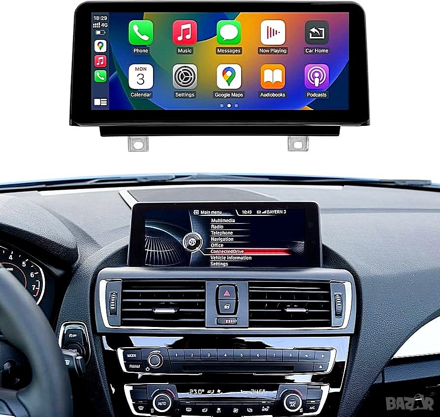Мултимедия за BMW 1, NBT, серия 1, F20, F21, Android, навигация, Андроид, екран, дисплей 10.3", снимка 1