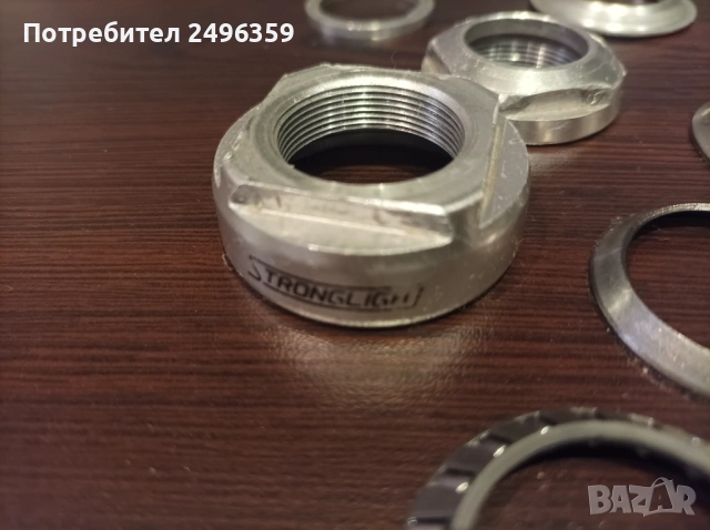 Алуминиеви ретро чашки за велосипед - Stronglite (normal size) 1", снимка 5 - Части за велосипеди - 53740510