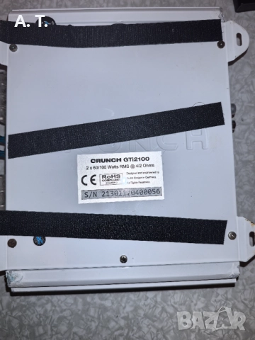 Усилвател Crunch 400 watts, снимка 3 - Ресийвъри, усилватели, смесителни пултове - 52435540