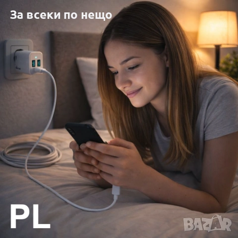 USB Data Cable IP-1M – Висококачествен кабел за зареждане и трансфер на данни Код P2037