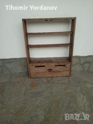 Стара дървена етажерка., снимка 10 - Антикварни и старинни предмети - 46070909