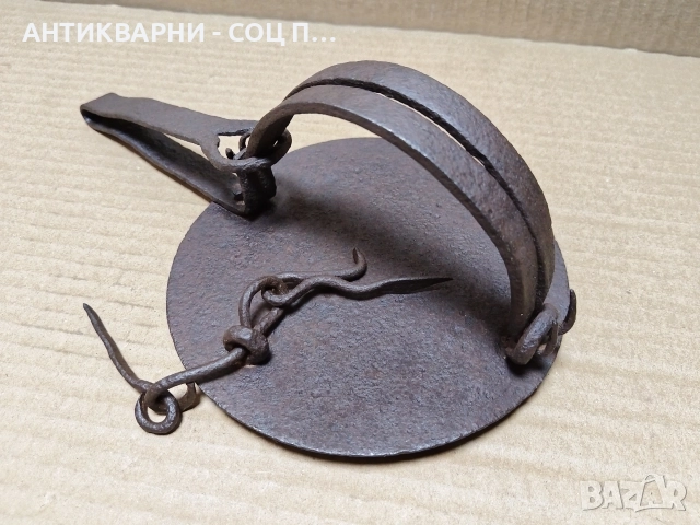 Стар Кован Капан За Животни / НОМЕР 6., снимка 2 - Антикварни и старинни предмети - 52996151