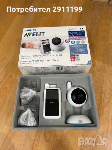 Видео бебефон Philips Avent, снимка 1 - Бебефони - 45316950