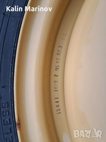 резервна гума патерица 5х114.3 15 цола, снимка 3 - Гуми и джанти - 53210995