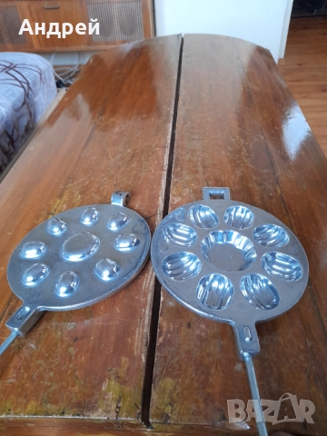 Стар уред,форма за печене на сладки,Орехчета #17, снимка 5 - Други ценни предмети - 52122921