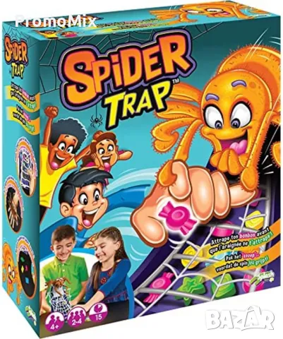 Настолна игра капана на паяка Splash Toys 30138 Spider Trap игра с паяк, снимка 5 - Образователни игри - 47028245