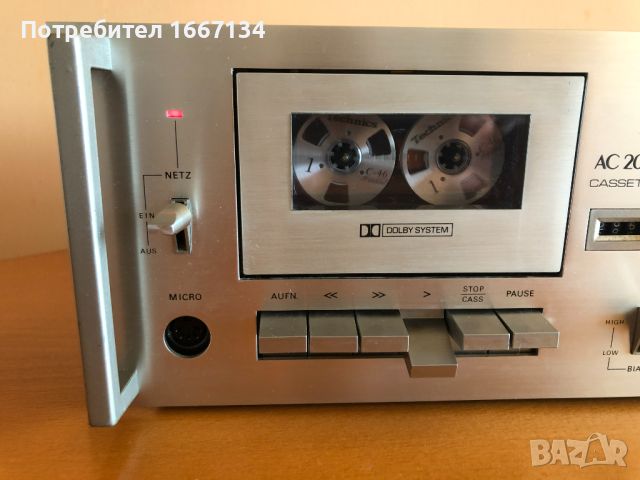 AC 2002 C Hi Fi stereo kassette deck, снимка 2 - Декове - 45276195