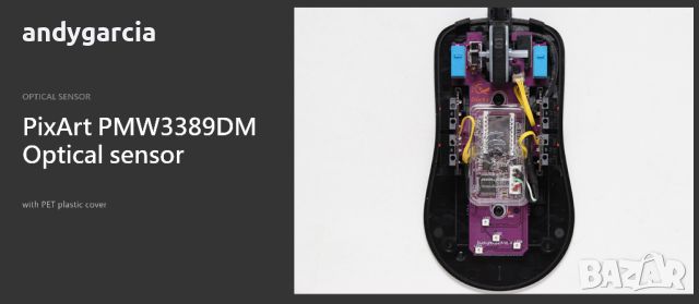 Ducky Feather RGB Black & White Omron 16 000 dpi 65 грама 5 бутона, чисто нова геймърска мишка, снимка 14 - Клавиатури и мишки - 46447327