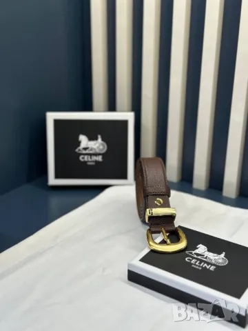 колани от естествена кожа в кутия celine , снимка 4 - Колани - 50342413