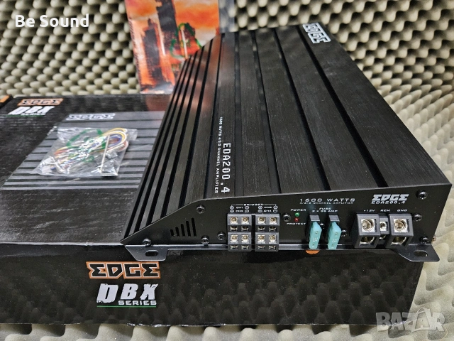 4 канален Усилвател EDGE EDA 4.200 клас АБ , снимка 6 - Ресийвъри, усилватели, смесителни пултове - 53688178