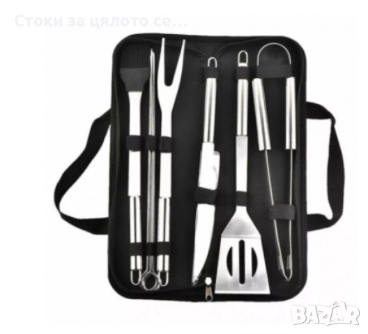 Комплект прибори за барбекю 3 модела, снимка 4 - Прибори за хранене, готвене и сервиране - 51601229