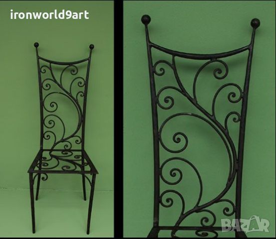 Столове от ковано желязо , снимка 2 - Столове - 46173348