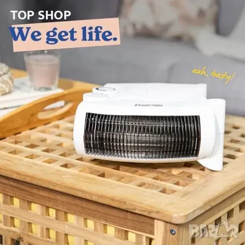 Нов 2000W Керамичен електрически отоплител Russell Hobbs Печка Духалка, снимка 4 - Отоплителни печки - 49658540