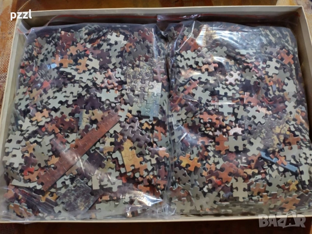 Пъзел "Children’s Games, Pieter Bruegel” Ravensburger 1978г. 3000 части, снимка 2 - Пъзели - 53608664