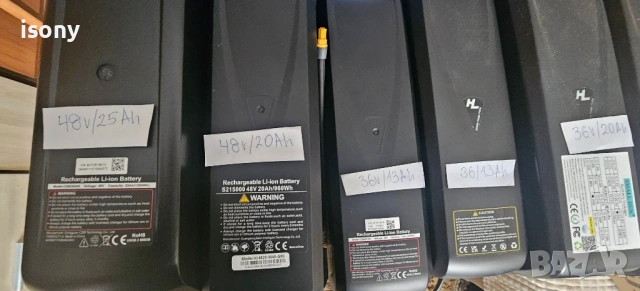 Литиеви батерии SAMSUNG,LG- 36V/ 48V, снимка 9 - Велосипеди - 54026302